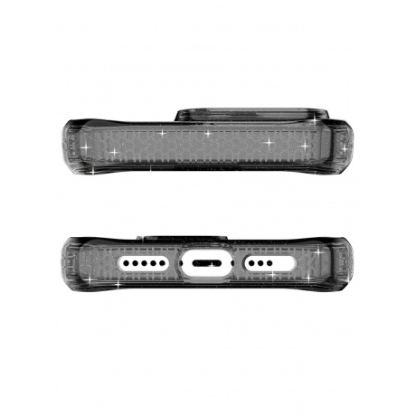 Чехол-накладка ITSKINS HYBRID R SPARK w/MagSafe для iPhone 15 Pro  (6.1&quot;), дымчатый - фото 6