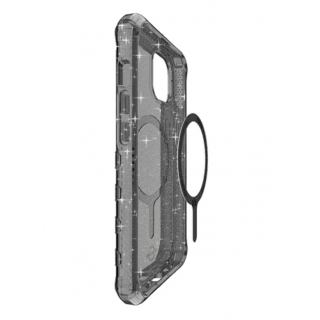 Чехол-накладка ITSKINS HYBRID R SPARK w/MagSafe для iPhone 15/14  (6.1&quot;), дымчатый - фото 3