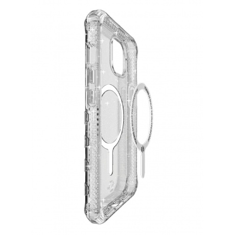 Чехол-накладка ITSKINS HYBRID R SPARK w/MagSafe для iPhone 15/14  (6.1&quot;), прозрачный - фото 6