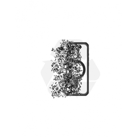 Чехол-накладка ITSKINS HYBRID R STAND для iPhone 15 Pro  (6.1&quot;), черный/прозрачный - фото 10