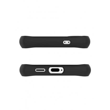 Чехол-накладка ITSKINS HYBRID SOLID with MagSafe для Samsung Galaxy S24, черный/прозрачный - фото 8