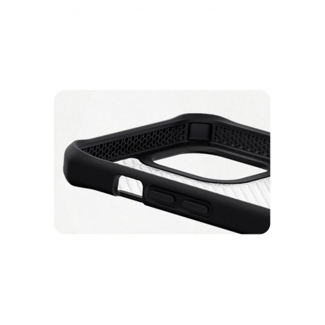 Чехол-накладка ITSKINS HYBRID TEK для iPhone 13 Pro (6.1&quot;), черный/прозрачный - фото 8
