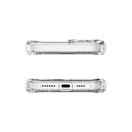 Чехол-накладка ITSKINS SUPREME R SPARK MagSafe для iPhone 15 Plus, прозрачный - фото 6