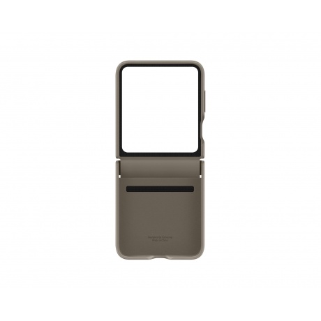 Чехол-накладка Samsung EF-VF731PAEGRU Flap Eco-Leather Case для Samsung Galaxy Z Flip5, коричневый - фото 1