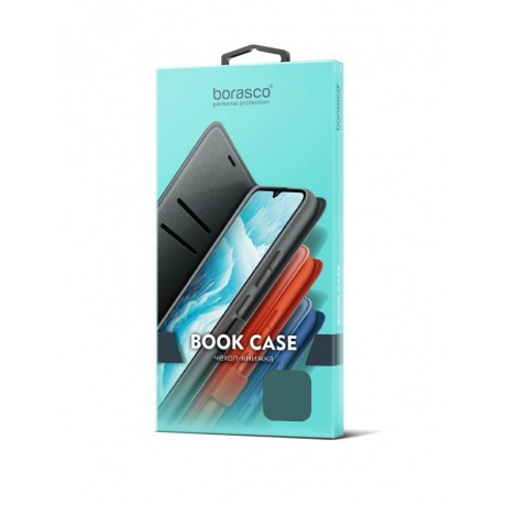 Чехол BoraSCO Book Case для Realme C67 4G зеленый опал - фото 1