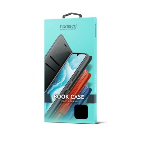Чехол BoraSCO Book Case для Samsung Galaxy S24 Ultra черный - фото 1