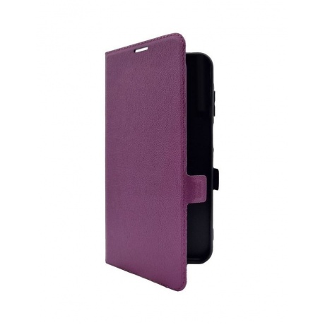 Чехол BoraSCO Book Case для Xiaomi POCO C65 фиолетовый - фото 2