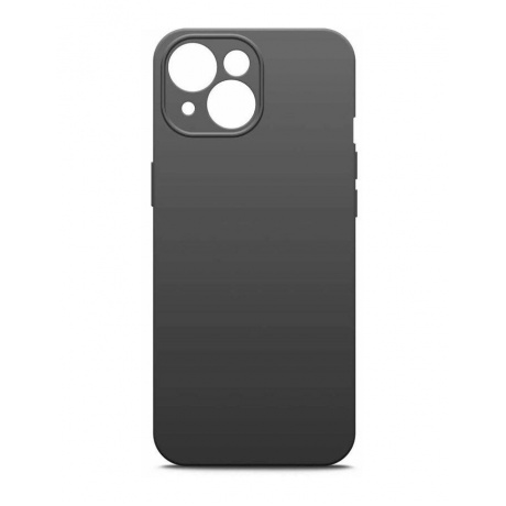 Чехол BoraSCO Microfiber Case для Apple iPhone 15 черный - фото 2