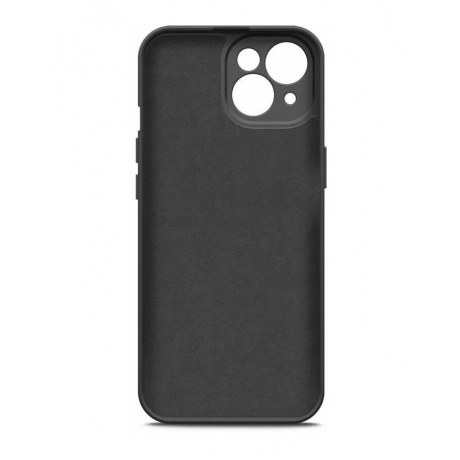 Чехол BoraSCO Microfiber Case для Apple iPhone 15 черный - фото 3