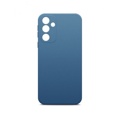 Чехол BoraSCO Microfiber Case для Samsung Galaxy A35 синий - фото 2