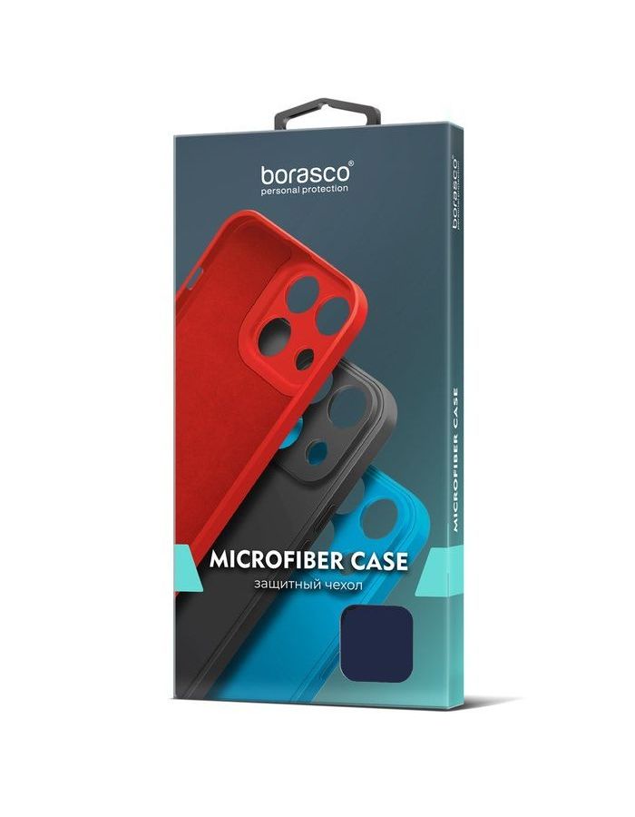 Чехол BoraSCO Microfiber Case для Xiaomi Redmi Note 13 4G синий чехол vespa borasco microfiber case для xiaomi redmi note 9 pro 9s 38957 синий