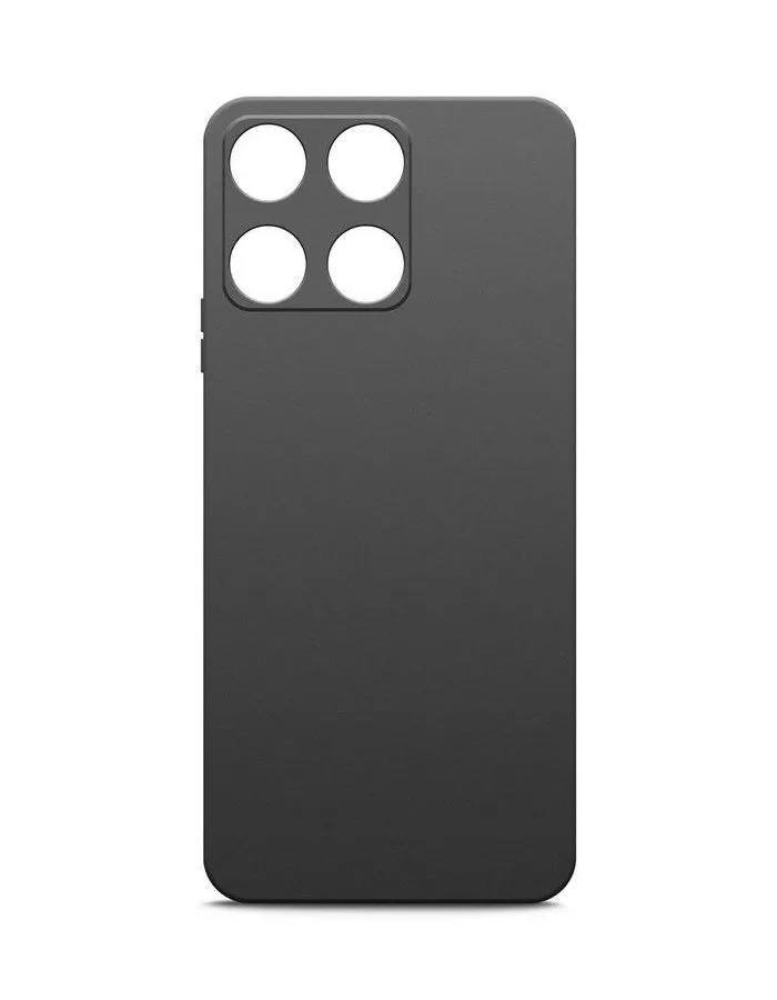 Чехол BoraSCO Silicone Case матовый для Honor X6a черный - фото 2