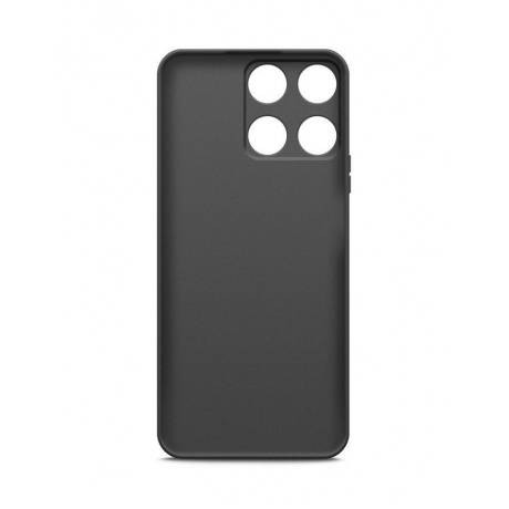 Чехол BoraSCO Silicone Case матовый для Honor X6a черный - фото 3