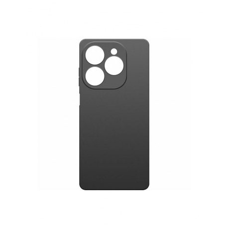 Чехол BoraSCO Silicone Case матовый для Tecno Spark 20 Pro черный - фото 2