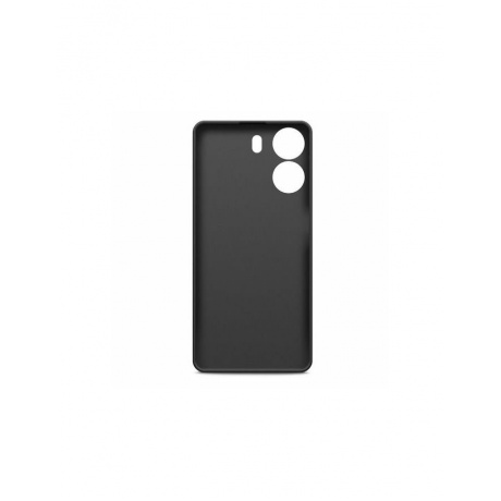 Чехол BoraSCO Silicone Case матовый для Xiaomi POCO C65 черный - фото 2