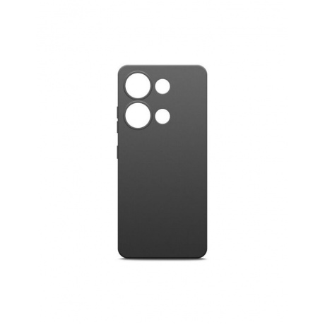 Чехол BoraSCO Silicone Case матовый для Xiaomi POCO M6 Pro черный - фото 2