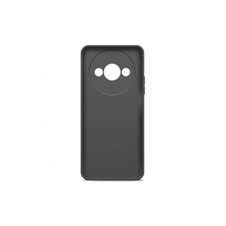 Чехол BoraSCO Silicone Case матовый для Xiaomi Redmi A3 черный - фото 2