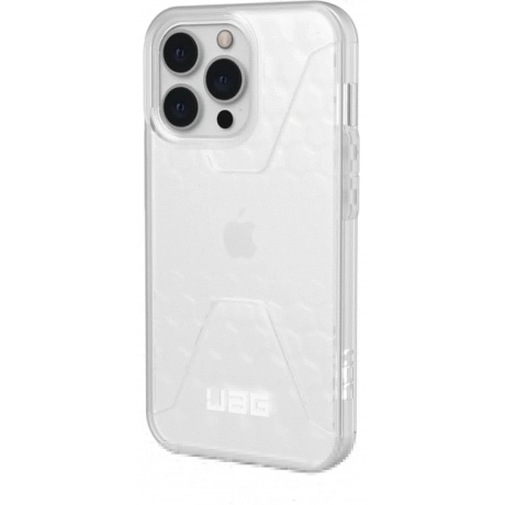 Чехол UAG Civilian для iPhone 13 Pro Frosted Ice (11315D110243) - фото 4