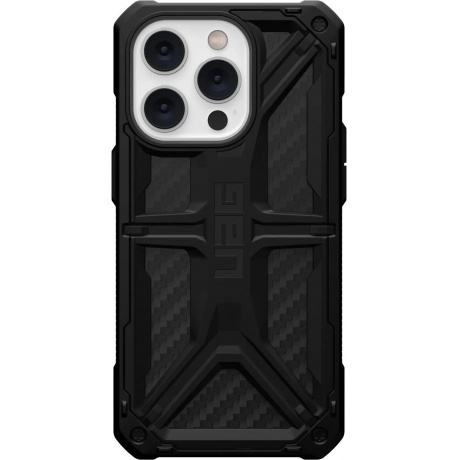Чехол UAG Monarch для iPhone 14 Pro Carbon Fiber (114034114242) - фото 3