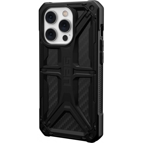 Чехол UAG Monarch для iPhone 14 Pro Carbon Fiber (114034114242) - фото 4