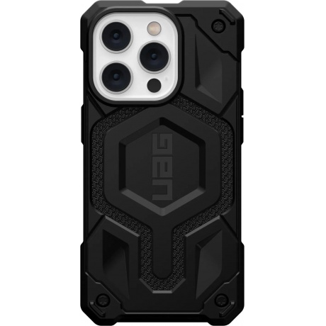 Чехол UAG Monarch для iPhone 14 Pro for MagSafe Kevlar Black (114030113940) - фото 3