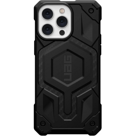 Чехол UAG Monarch для iPhone 14 Pro Max for MagSafe Carbon Fiber (114031114242) - фото 3