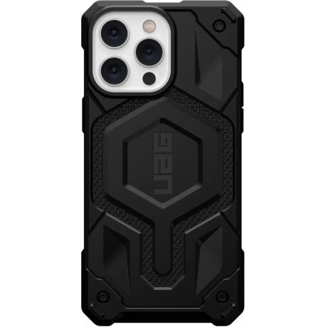 Чехол UAG Monarch для iPhone 14 Pro Max for MagSafe Kevlar Black (114031113940) - фото 3