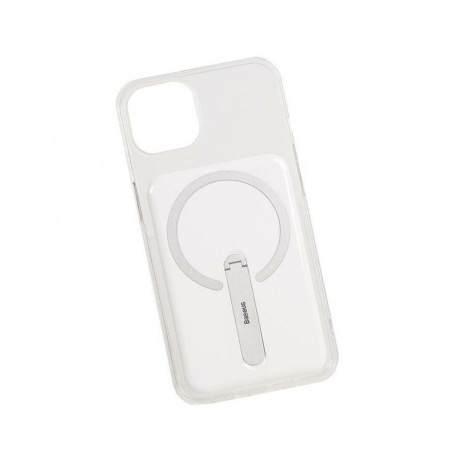 Чехол Baseus Magnetic для iPhone 13 Transparent/прозрачный (ARCX000002) - фото 1