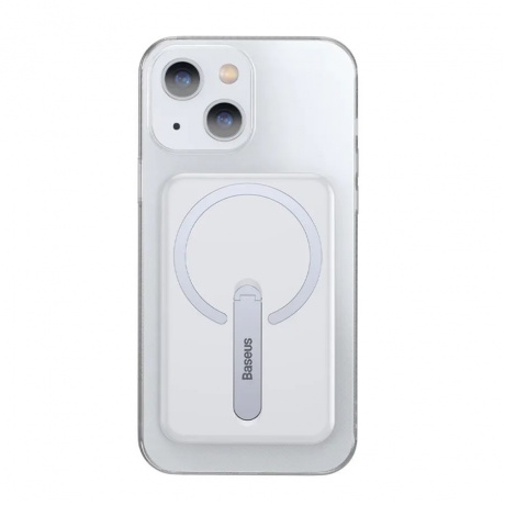 Чехол Baseus Magnetic для iPhone 13 Transparent/прозрачный (ARCX000002) - фото 4