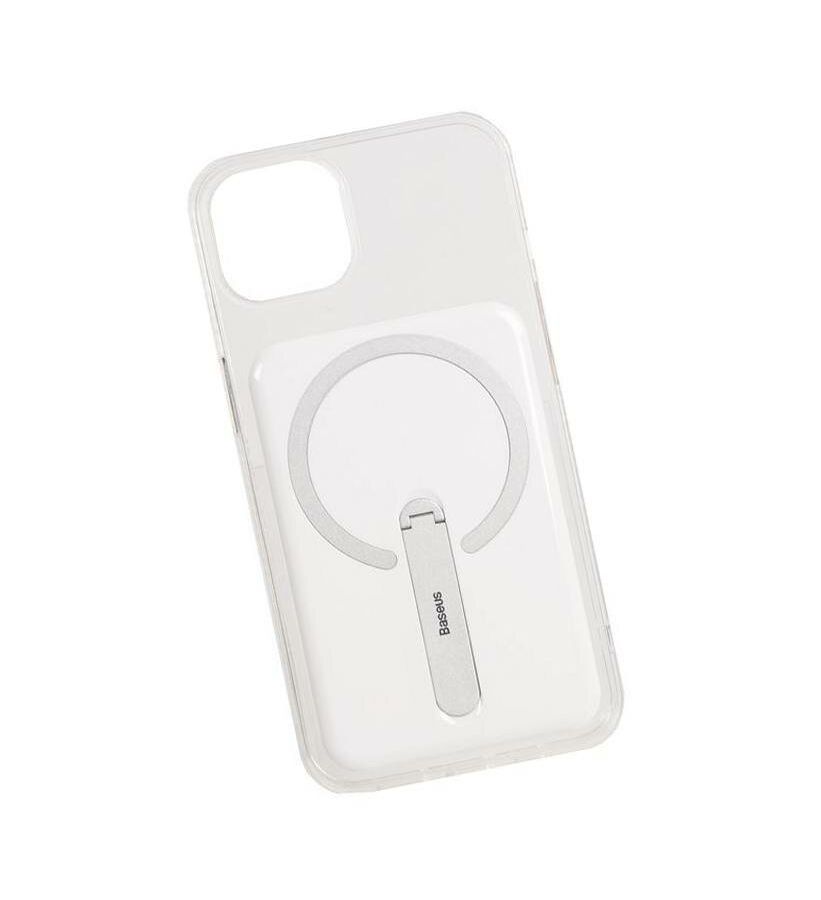 цена Чехол Baseus Magnetic для iPhone 13 Transparent/прозрачный (ARCX000002)