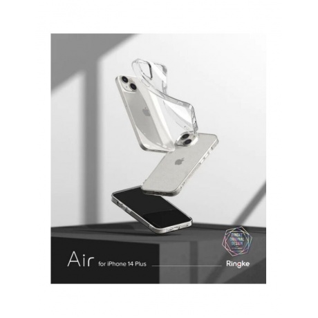 Чехол Spigen Ringke Air iPhone 14 Plus Glitter Clear - фото 6