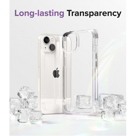 Чехол Spigen Ringke Fusion Bumper iPhone 14 Clear - фото 7