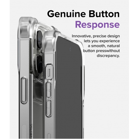Чехол Spigen Ringke Fusion Bumper iPhone 14 Pro Clear - фото 12