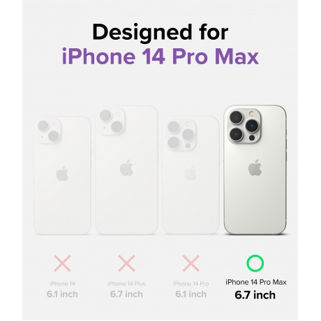 Чехол Spigen Ringke Fusion Bumper iPhone 14 Pro Max Clear - фото 5
