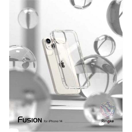 Чехол Spigen Ringke Fusion iPhone 14 Clear - фото 3