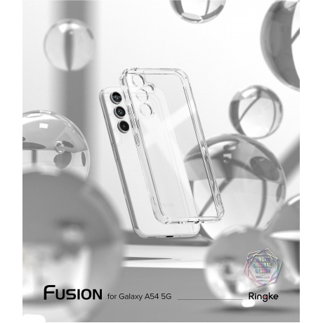 Чехол Spigen Ringke Fusion для Samsung Galaxy A54 5G серый - фото 3