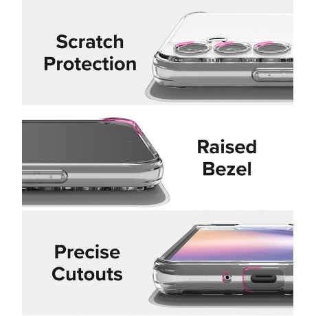 Чехол Spigen Ringke Fusion для Samsung Galaxy A54 5G серый - фото 9