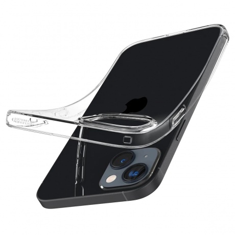 Чехол Spigen Liquid Crystal iPhone 14 Crystal Clear (ACS05033) - фото 7