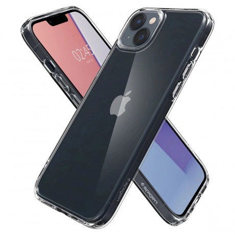 Чехол Spigen Ultra Hybrid iPhone 14 Crystal Clear (ACS05040) - фото 5