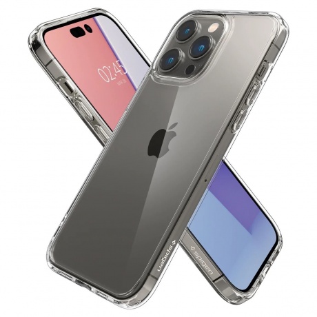 Чехол Spigen Ultra Hybrid iPhone 14 Pro Max Crystal Clear (ACS04816) - фото 8