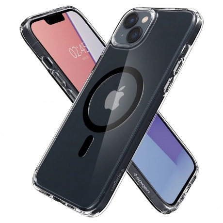 Чехол Spigen Ultra Hybrid Mag Magsafe iPhone 14 Black (ACS05049) - фото 7