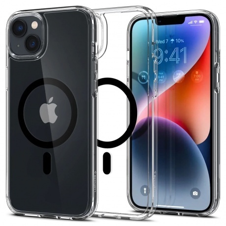 Чехол Spigen Ultra Hybrid Mag Magsafe iPhone 14 Black (ACS05049)