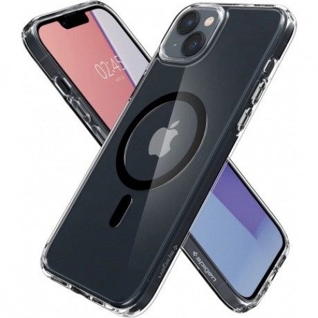 Чехол Spigen Ultra Hybrid Mag Magsafe iPhone 14 Black (ACS05049) - фото 7