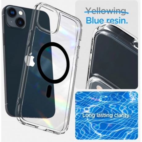 Чехол Spigen Ultra Hybrid Mag Magsafe iPhone 14 Black (ACS05049) - фото 9