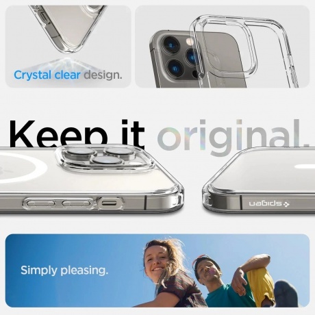 Чехол Spigen Ultra Hybrid Mag Magsafe для iPhone 14 Pro White (ACS04969) - фото 9