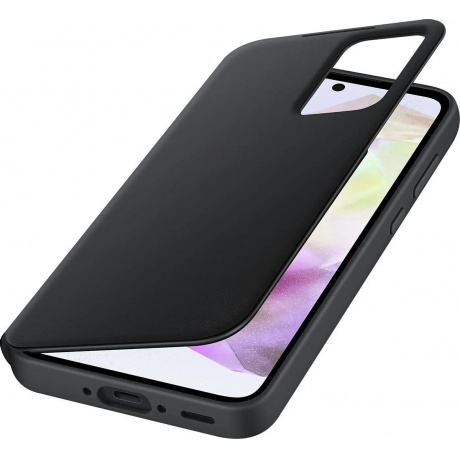 Чехол-книжка Samsung EF-ZA356CBEGRU Smart View Wallet для Galaxy A35 чёрный - фото 5