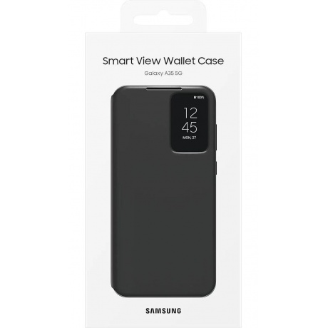 Чехол-книжка Samsung EF-ZA356CBEGRU Smart View Wallet для Galaxy A35 чёрный - фото 6