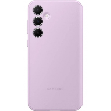 Чехол-книжка Samsung EF-ZA556CVEGRU Smart View Wallet для Galaxy A55 сиреневый - фото 2