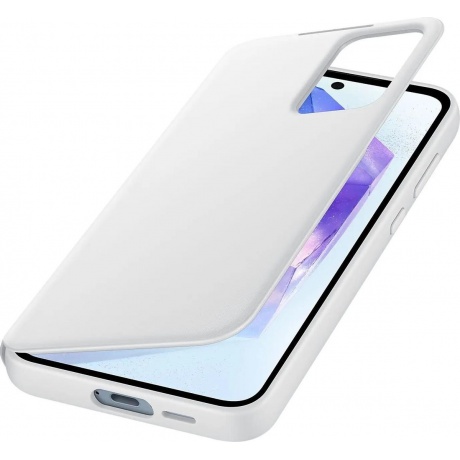 Чехол-книжка Samsung EF-ZA556CWEGRU Smart View Wallet для Galaxy A55 белый - фото 5