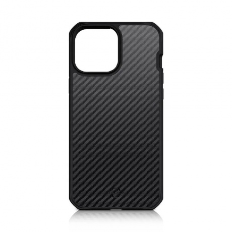 Чехол-накладка ITSKINS HYBRID CARBON для iPhone 13 Pro (6.1&quot;), 12К черный - фото 1